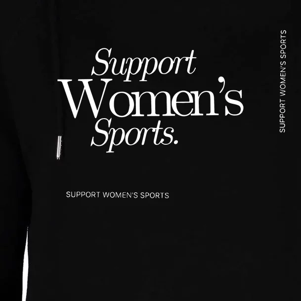 Support Women Sports Retro Basketball Everyone Watches Women Womens Funnel Neck Pullover Hood