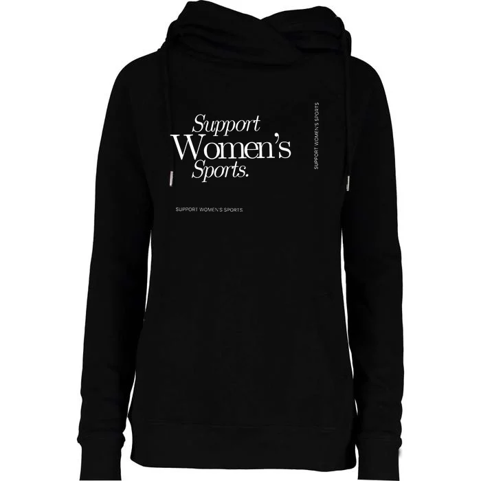 Support Women Sports Retro Basketball Everyone Watches Women Womens Funnel Neck Pullover Hood