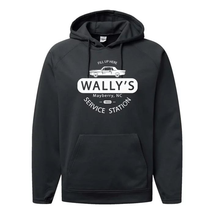 Show Wallys Service Station Performance Fleece Hoodie