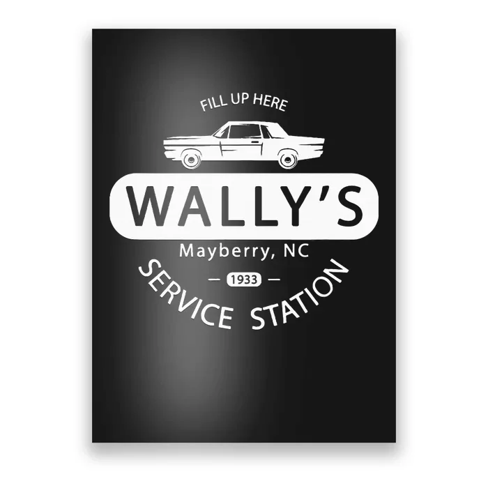 Show Wallys Service Station Poster