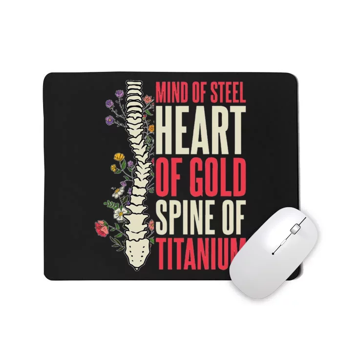 Scoliosis Warrior Scoliosis Surgery Recovery Mousepad