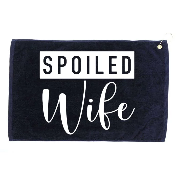 Spoiled Wife Grommeted Golf Towel