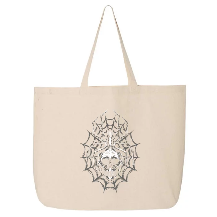 Spider Web Skull Halloween Spider 25L Jumbo Tote