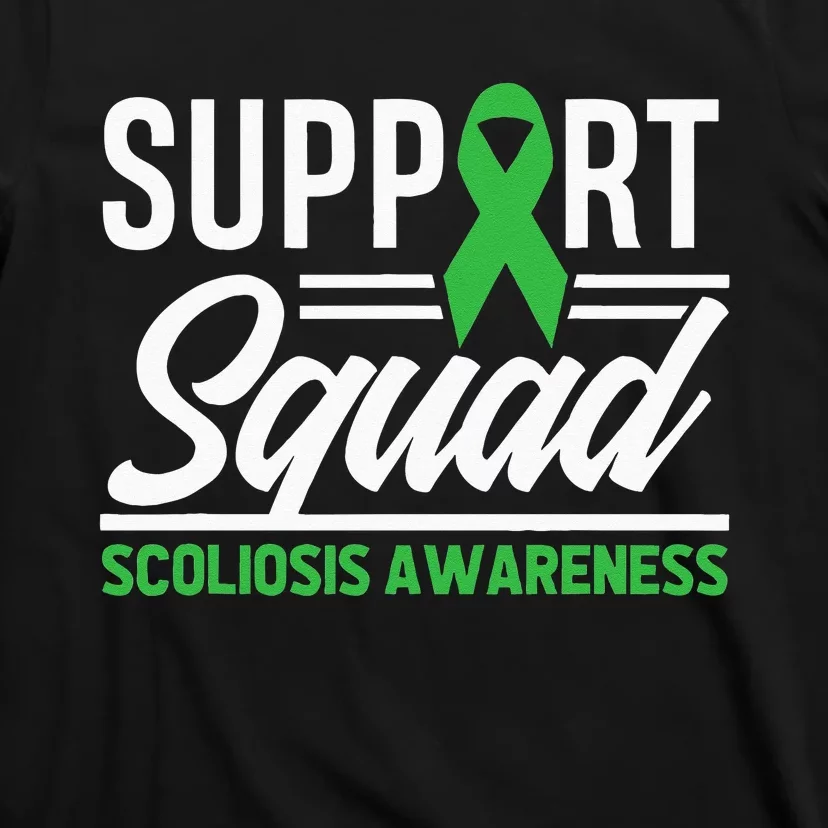 Scoliosis Warrior Support Squad Scoliosis Awareness T-Shirt