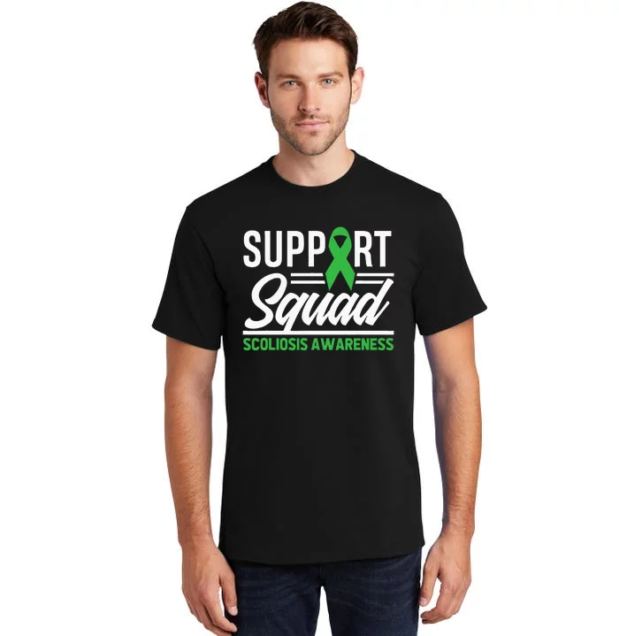 Scoliosis Warrior Support Squad Scoliosis Awareness Tall T-Shirt