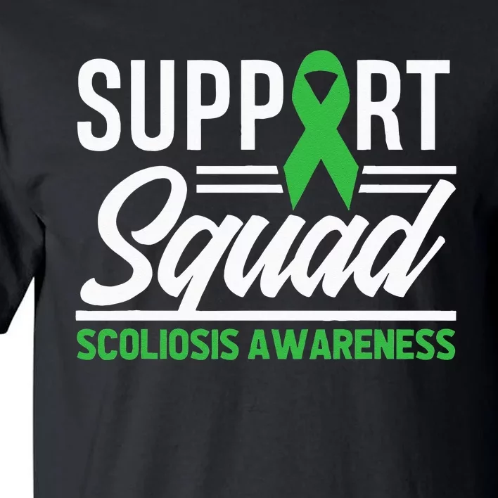 Scoliosis Warrior Support Squad Scoliosis Awareness Tall T-Shirt