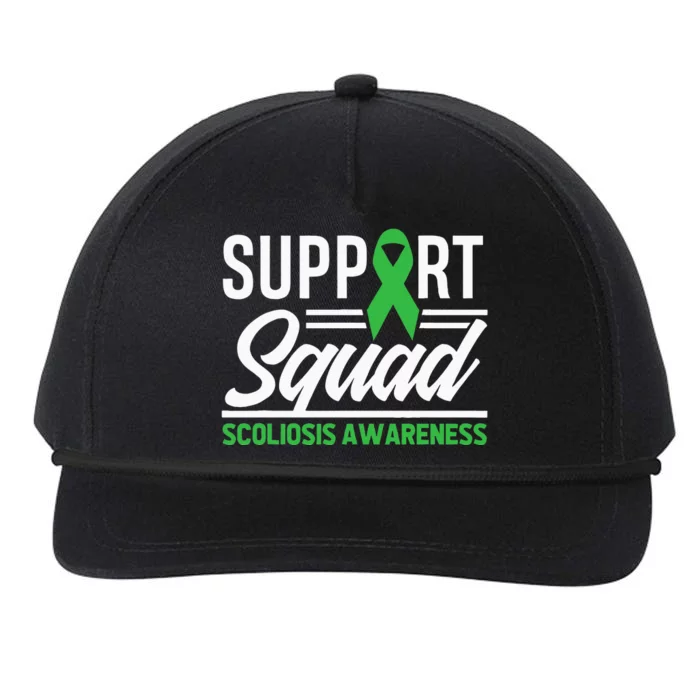 Scoliosis Warrior Support Squad Scoliosis Awareness Snapback Five-Panel Rope Hat