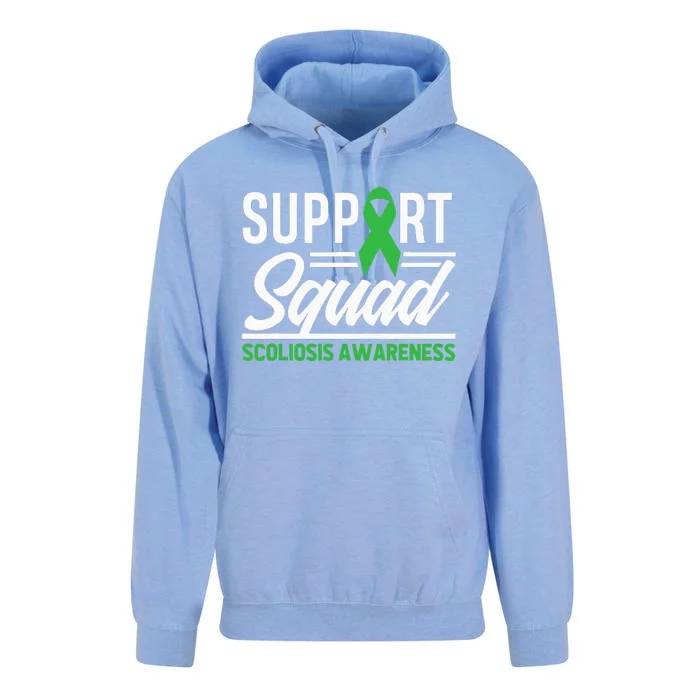 Scoliosis Warrior Support Squad Scoliosis Awareness Unisex Surf Hoodie