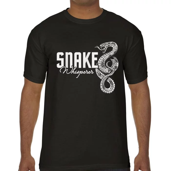 Snake Whisperer Snakes Jungle Zookeeper Zoo Reptile Lover Comfort Colors T-Shirt