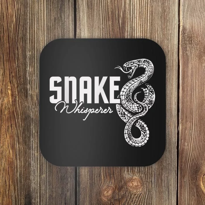 Snake Whisperer Snakes Jungle Zookeeper Zoo Reptile Lover Coaster