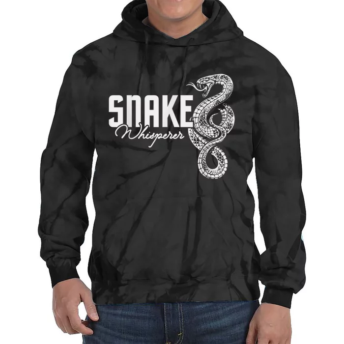 Snake Whisperer Snakes Jungle Zookeeper Zoo Reptile Lover Tie Dye Hoodie