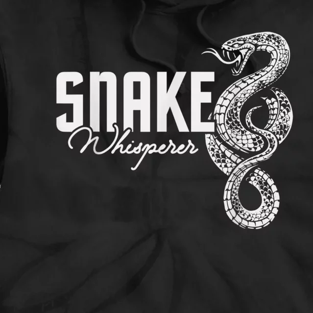 Snake Whisperer Snakes Jungle Zookeeper Zoo Reptile Lover Tie Dye Hoodie