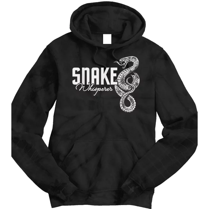 Snake Whisperer Snakes Jungle Zookeeper Zoo Reptile Lover Tie Dye Hoodie