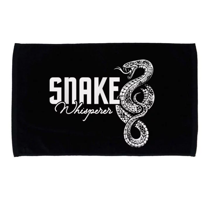 Snake Whisperer Snakes Jungle Zookeeper Zoo Reptile Lover Microfiber Hand Towel