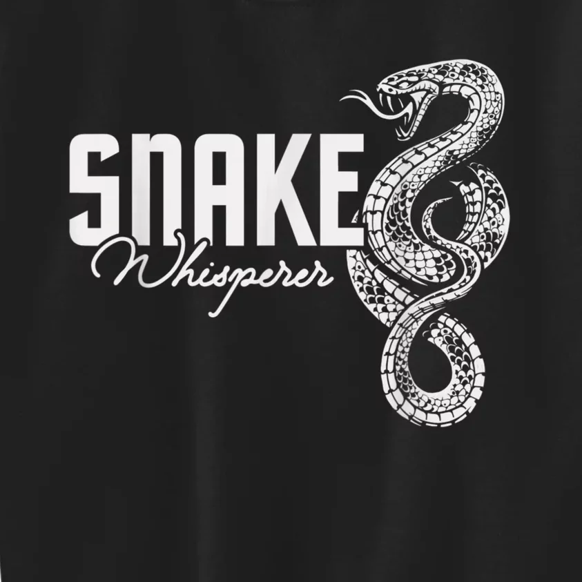 Snake Whisperer Snakes Jungle Zookeeper Zoo Reptile Lover Kids Sweatshirt