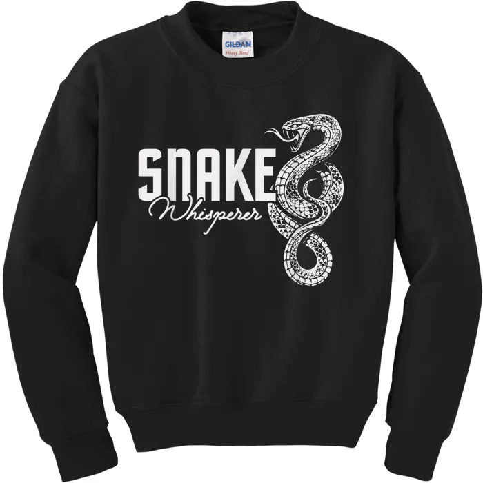 Snake Whisperer Snakes Jungle Zookeeper Zoo Reptile Lover Kids Sweatshirt