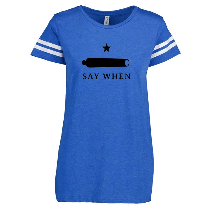 Say When Enza Ladies Jersey Football T-Shirt