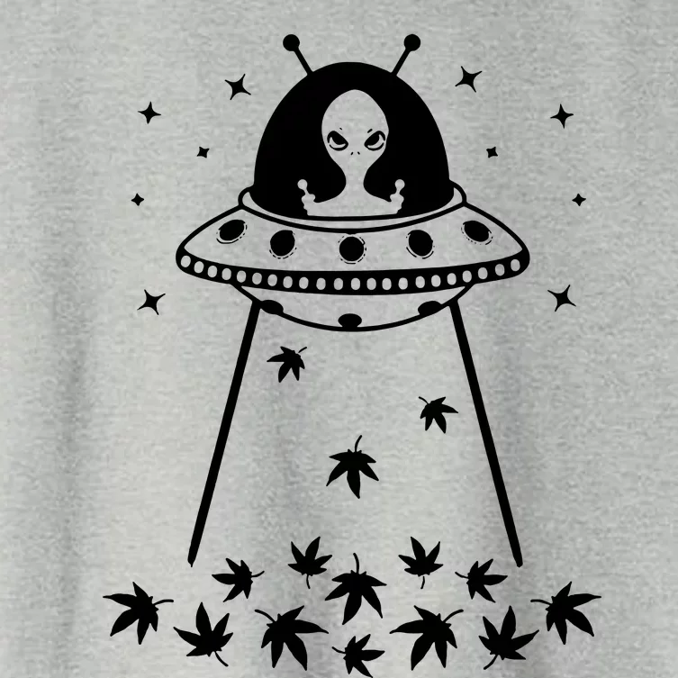 Space Weed Women's Crop Top Tee