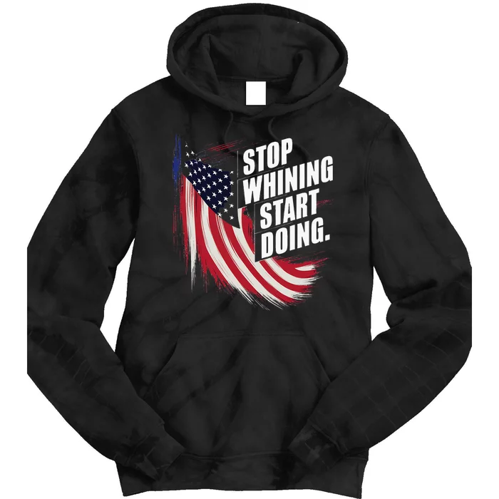 Stop Whining Start Doing Funny Motivational Workout Tie Dye Hoodie