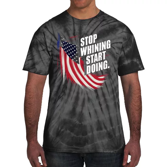 Stop Whining Start Doing Funny Motivational Workout Tie-Dye T-Shirt