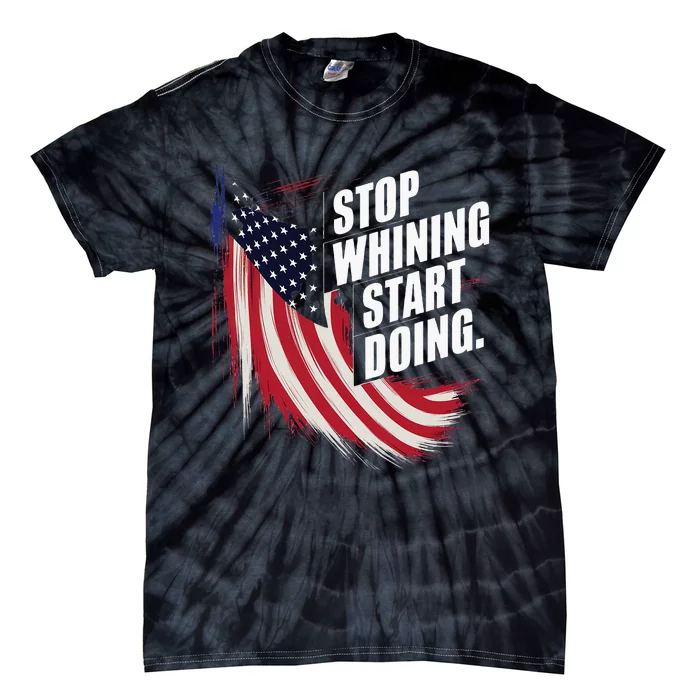 Stop Whining Start Doing Funny Motivational Workout Tie-Dye T-Shirt