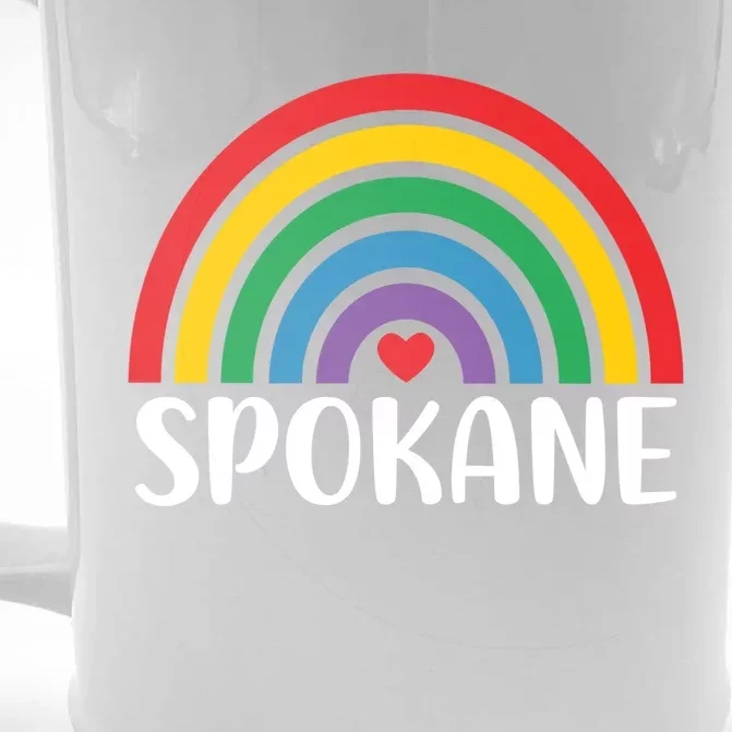 Spokane Washington Travel I Love Spokane Usa Funny Gift Front & Back Beer Stein