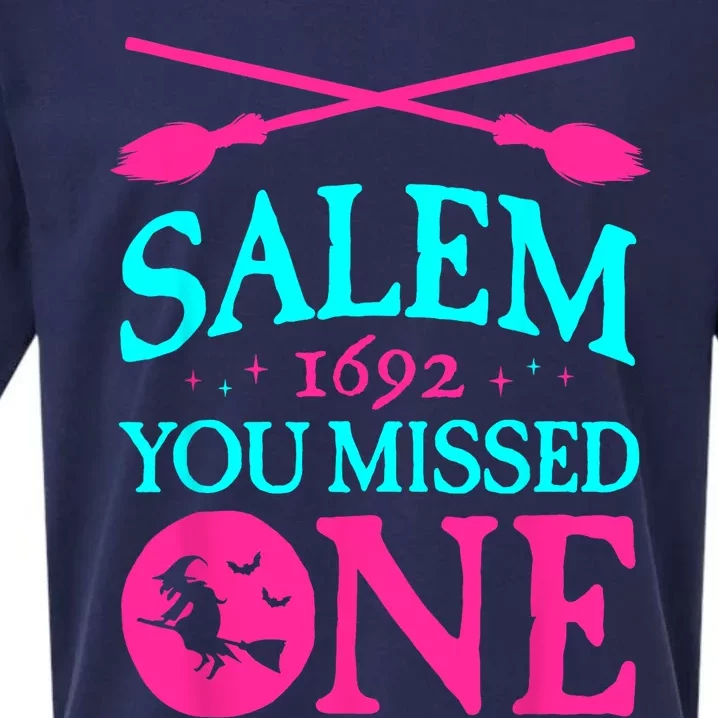 Salem Witch Trials Shirts 1692 You Missed One Witch Halloween Sueded Cloud Jersey T-Shirt