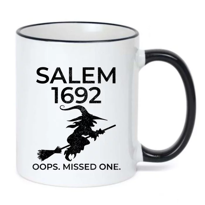 Salem Witch Trials 1692 Oops You Missed One Halloween Gift Black Color Changing Mug