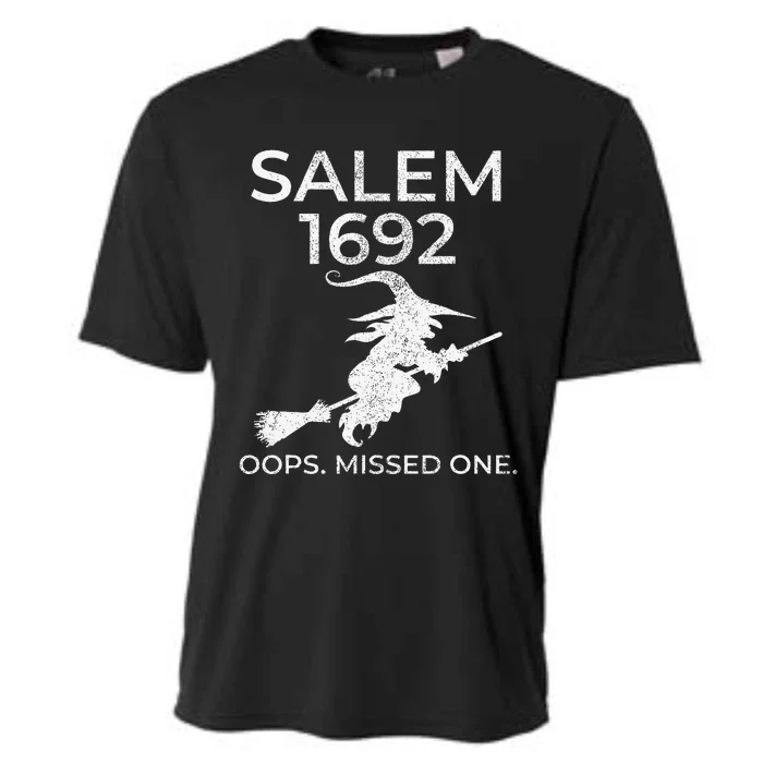 Salem Witch Trials 1692 Oops You Missed One Halloween Cooling Performance Crew T-Shirt