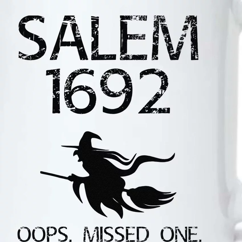 Salem Witch Trials Funny Oops Missed One Halloween Gift Black Color Changing Mug