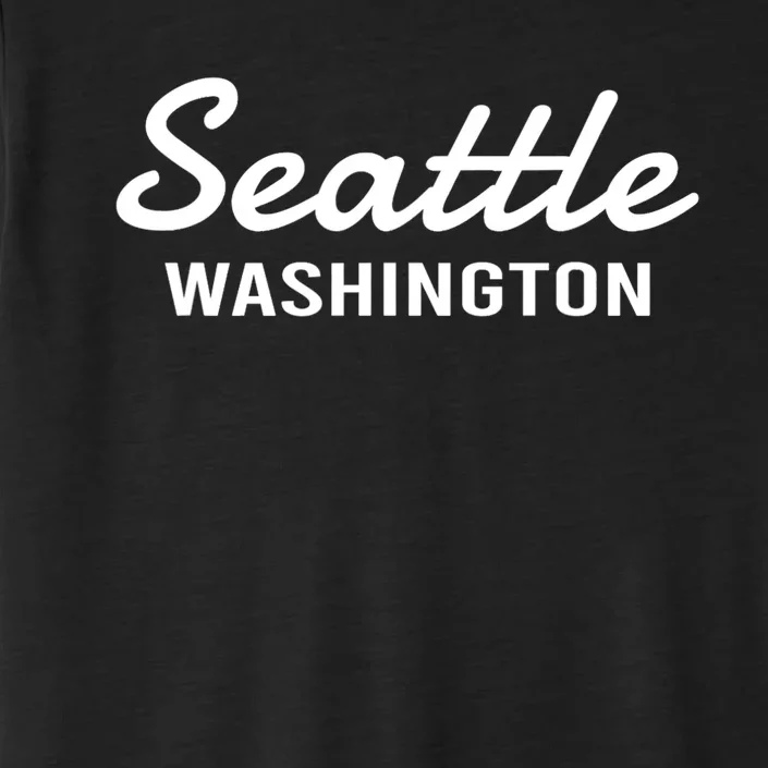 Seattle Washington Throwback Design ChromaSoft Performance T-Shirt