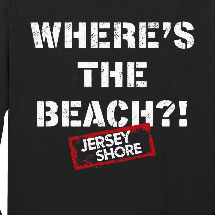 Shore Wheres The Beach Long Sleeve Shirt