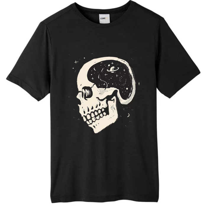 Skull Wo Tees Y2K Gothic Metal ChromaSoft Performance T-Shirt