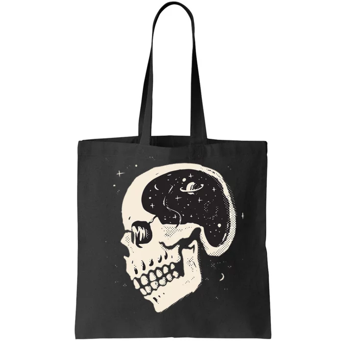 Skull Wo Tees Y2K Gothic Metal Tote Bag