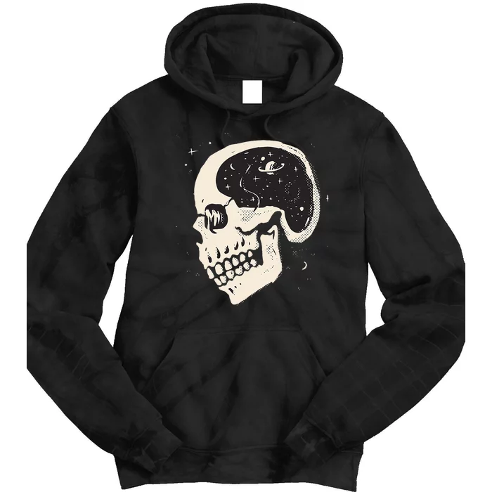 Skull Wo Tees Y2K Gothic Metal Tie Dye Hoodie