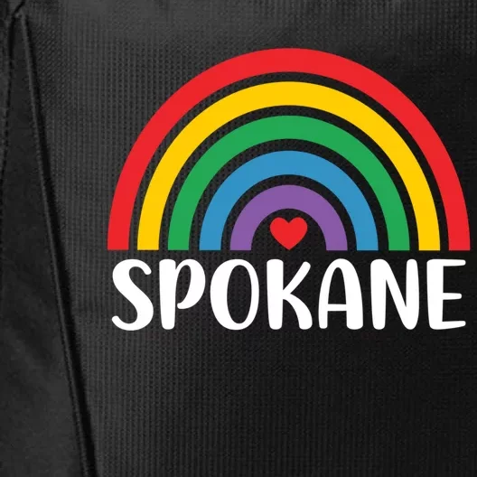 Spokane Washington Travel I Love Spokane Usa Gift City Backpack