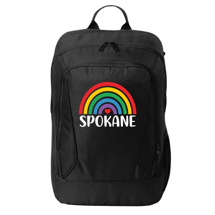 Spokane Washington Travel I Love Spokane Usa Gift City Backpack