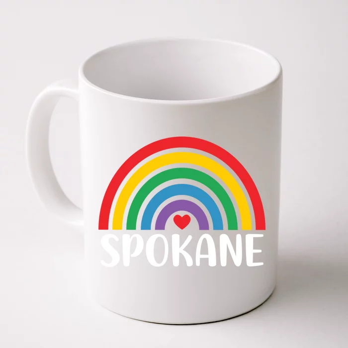 Spokane Washington Travel I Love Spokane Usa Gift Front & Back Coffee Mug