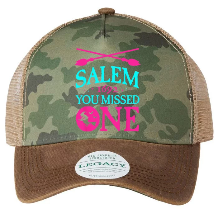 Salem Witch Trials 1692 You Missed One Witch Halloween Legacy Tie Dye Trucker Hat