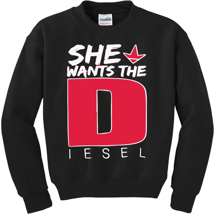 She Wants The Diesel Kids Sweatshirt