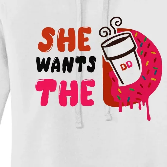 She Wants The Dd Women's Pullover Hoodie