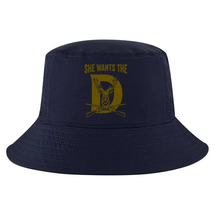 She Wants The D Hunting Deer Gift Cool Comfort Performance Bucket Hat