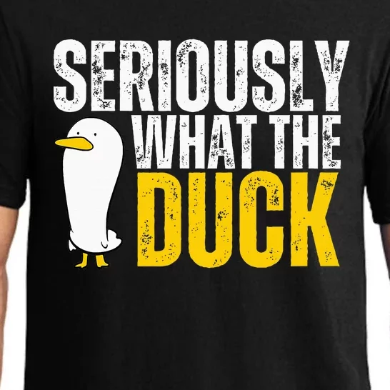 Seriously What The Duck Lover Pajama Set