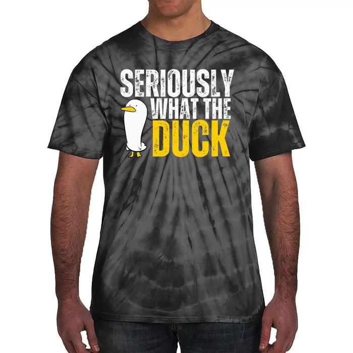 Seriously What The Duck Lover Tie-Dye T-Shirt