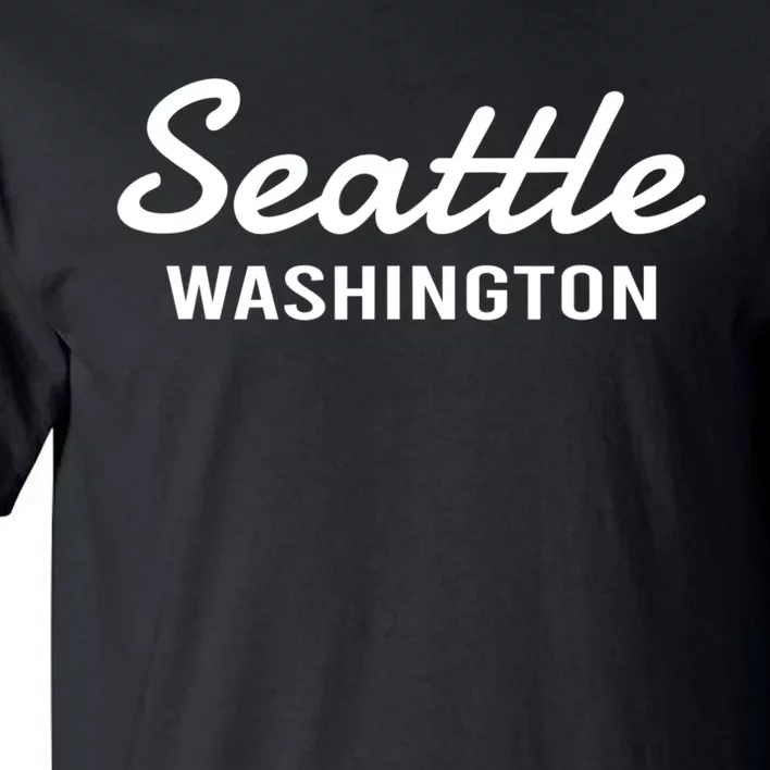 Seattle Washington Throwback Design Classic Tall T-Shirt