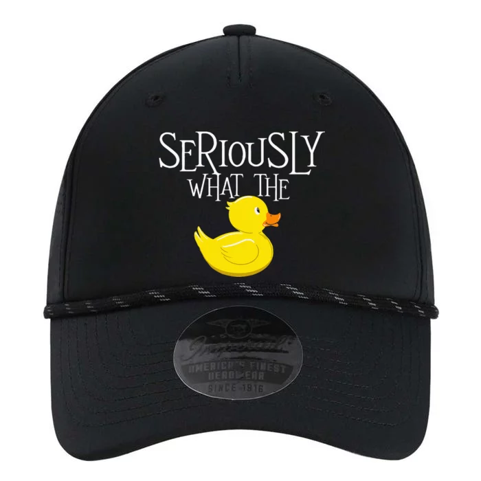 Seriously What The Duck  Duck Lover Pun Performance The Dyno Cap