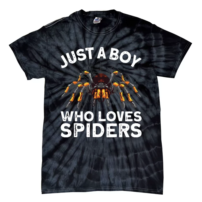 Spider Web Tarancute Spider For Boyspider Web Tarancute Spider Tie-Dye T-Shirt