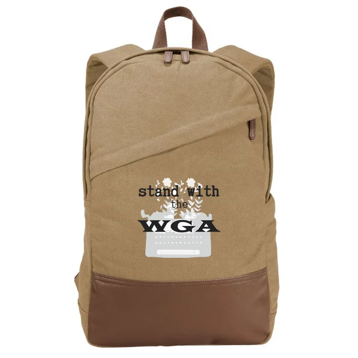 Stan With The WGA Cotton Canvas Backpack