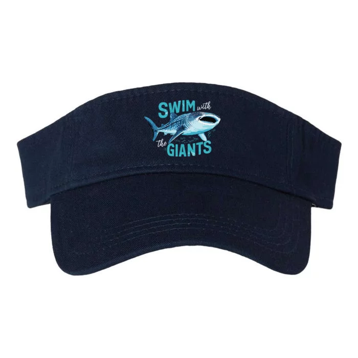 Swim With The Giants Whale Shark Valucap Bio-Washed Visor