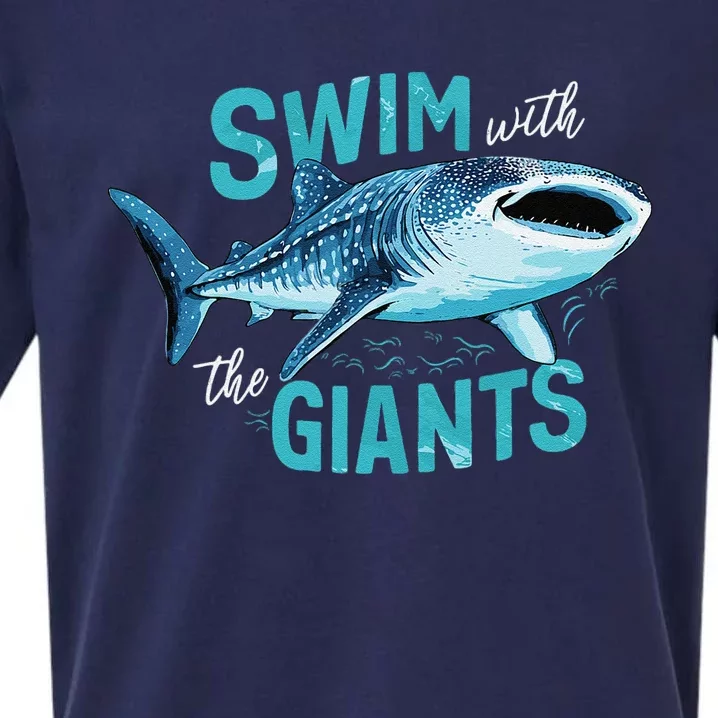 Swim With The Giants Whale Shark Sueded Cloud Jersey T-Shirt